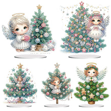 Load image into Gallery viewer, Angel-Single Side Drill-Wooden Diamond Desktop Ornament