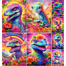 Load image into Gallery viewer, Rainbow Dragon-Full Round Diamond Painting-30x40cm