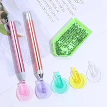 Load image into Gallery viewer, 6pcs Colorful Point Drill Pen Scroll Wheel Easy Diamond Painting Roller