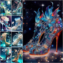 Load image into Gallery viewer, High Heels-Full Round Diamond Painting-30x40cm