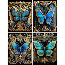 Load image into Gallery viewer, Butterfly-Full Round Diamond Painting-30x40cm