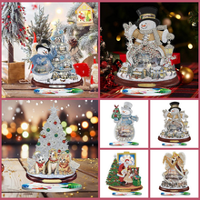 Load image into Gallery viewer, Christmas-Single Side Drill-Diamond Desktop Ornament