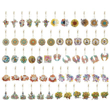 Load image into Gallery viewer, 6Pcs/Set Flower/Animal-Double Side Drill-Diamond Keychain