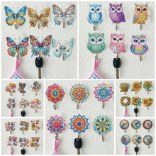 Load image into Gallery viewer, 6Pcs/Set Animal-Diamond Art Craft Wall Hooks