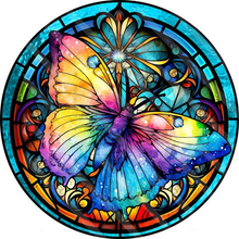 Load image into Gallery viewer, Stained Glass Animal-Full Round Diamond Painting-30x30cm