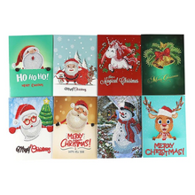 Load image into Gallery viewer, 8pcs/set Christmas Greeting Cards Diamond Painting