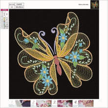 Load image into Gallery viewer, Butterfly-Crystal Rhinestone Diamond Painting(30*30CM)