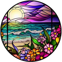 Load image into Gallery viewer, Stained Glass Animal-Full Round Diamond Painting-30x30cm