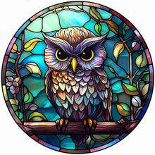 Load image into Gallery viewer, Stained Glass Animal-Full Round Diamond Painting-30x30cm