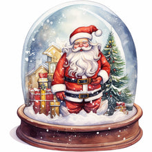 Load image into Gallery viewer, Christmas Crystal Ball-Full Round Diamond Painting-30x30cm