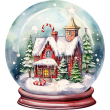 Load image into Gallery viewer, Christmas Crystal Ball-Full Round Diamond Painting-30x30cm