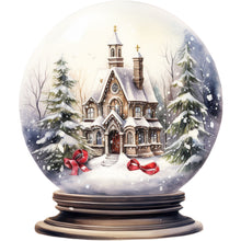 Load image into Gallery viewer, Christmas Crystal Ball-Full Round Diamond Painting-30x30cm