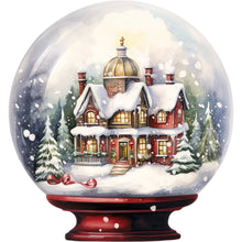 Load image into Gallery viewer, Christmas Crystal Ball-Full Round Diamond Painting-30x30cm