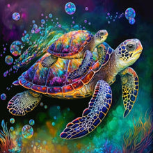 Load image into Gallery viewer, Sea Turtle-Full Round Diamond Painting-30x30cm