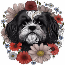Load image into Gallery viewer, Dog-Full Round Diamond Painting-30x30cm