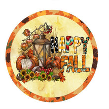 Load image into Gallery viewer, Stained Glass Halloween-Full Round Diamond Painting-30x30cm