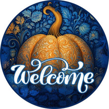 Load image into Gallery viewer, Stained Glass Halloween-Full Round Diamond Painting-30x30cm