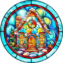 Load image into Gallery viewer, Round Card Christmas-Full Round Diamond Painting-30x30cm