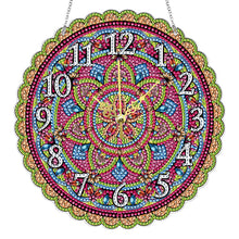 Load image into Gallery viewer, Mandala-Crystal Diamond Clock