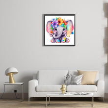 Load image into Gallery viewer, Dai Hua Elephant-Full Round Diamond Painting-30x30cm