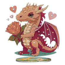 Load image into Gallery viewer, Dragon-Single Side Drill-Diamond Desktop Ornament