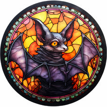 Load image into Gallery viewer, Stained Glass Halloween-Full Round Diamond Painting-30x30cm