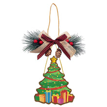 Load image into Gallery viewer, Christmas-Wooden Diamond Pendant