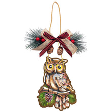 Load image into Gallery viewer, Christmas-Wooden Diamond Pendant