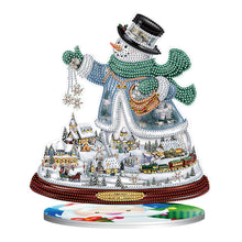 Load image into Gallery viewer, Christmas-Single Side Drill-Diamond Desktop Ornament