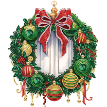 Load image into Gallery viewer, Christmas Wreath-Partial Special Diamond Painting-30x30cm