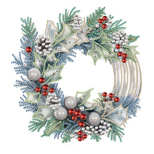 Load image into Gallery viewer, Christmas Wreath-Partial Special Diamond Painting-30x30cm
