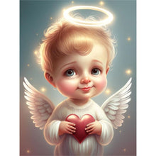 Load image into Gallery viewer, Angel Child-Full Round Diamond Painting-30x40cm