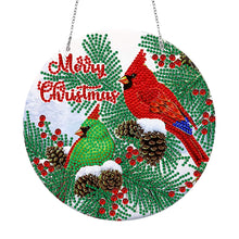 Load image into Gallery viewer, Stained Glass Animal-Sun Catcher Window Hanging Diamond Wind Chime