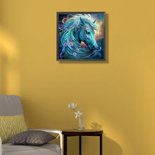Load image into Gallery viewer, Horse-Full Round Diamond Painting-40x40cm