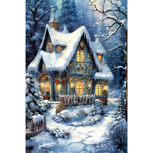 Load image into Gallery viewer, Igloo And Carriage-Full Round Diamond Painting-40x60cm-Large Size