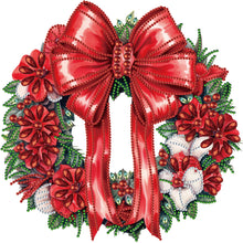 Load image into Gallery viewer, Christmas Wreath-Partial Special Diamond Painting-30x30cm
