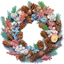 Load image into Gallery viewer, Christmas Wreath-Partial Special Diamond Painting-30x30cm