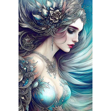 Load image into Gallery viewer, Fairy-Full Round Diamond Painting-40x60cm-Large Size