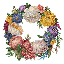 Load image into Gallery viewer, Flower Garland-Partial Special Diamond Painting-30x30cm