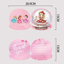 Load image into Gallery viewer, 8Pcs/Set Snowman Princess-Diamond Greeting Cards