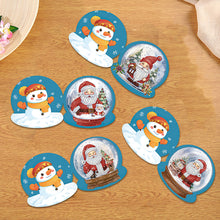 Load image into Gallery viewer, 12Pcs/Set Christmas Crystal Ball-Diamond Greeting Cards