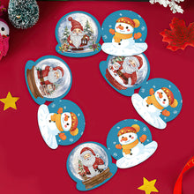 Load image into Gallery viewer, 12Pcs/Set Christmas Crystal Ball-Diamond Greeting Cards