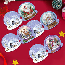 Load image into Gallery viewer, 8Pcs/Set Christmas-Diamond Greeting Cards
