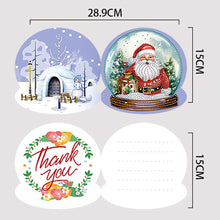 Load image into Gallery viewer, 8Pcs/Set Christmas-Diamond Greeting Cards