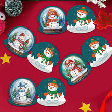 Load image into Gallery viewer, 12Pcs/Set Christmas Crystal Ball-Diamond Greeting Cards