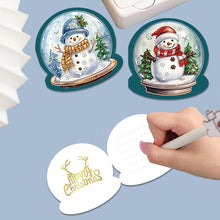 Load image into Gallery viewer, 12Pcs/Set Christmas Crystal Ball-Diamond Greeting Cards