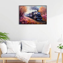 Load image into Gallery viewer, Train-Full Round Diamond Painting-60x40cm-Large Size