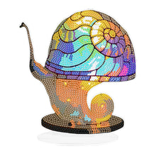 Load image into Gallery viewer, Mushroom-Single Side Drill-Diamond Desktop Ornament With Light Strip