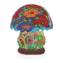 Load image into Gallery viewer, Mushroom-Single Side Drill-Diamond Desktop Ornament With Light Strip