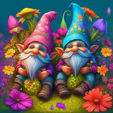 Load image into Gallery viewer, Gnome-Full Round Diamond Painting-40x40cm